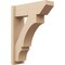 Ekena Millwork 8-in W x 24-in D x 32-in H Balboa Slat Rough Cedar Woodgrain TimberThane Outlooker, Primed Tan OUTUR080X24X32BOA24RCPR - alternate 1